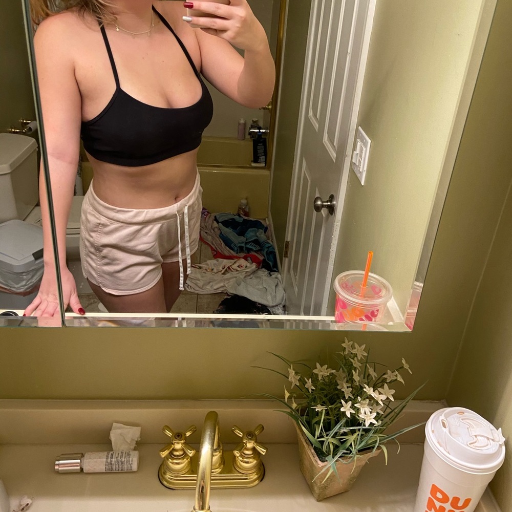 pink cloth shorts